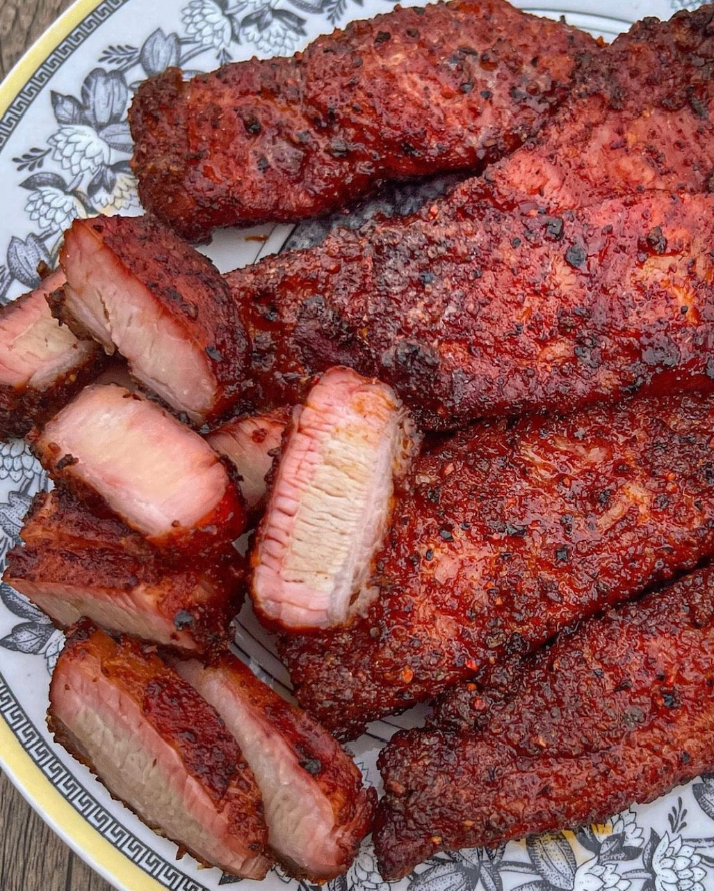 Smoked Pork Belly on Lifesmart Pellet Grill