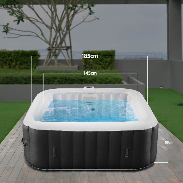 6 Person Inflatable Square Spa