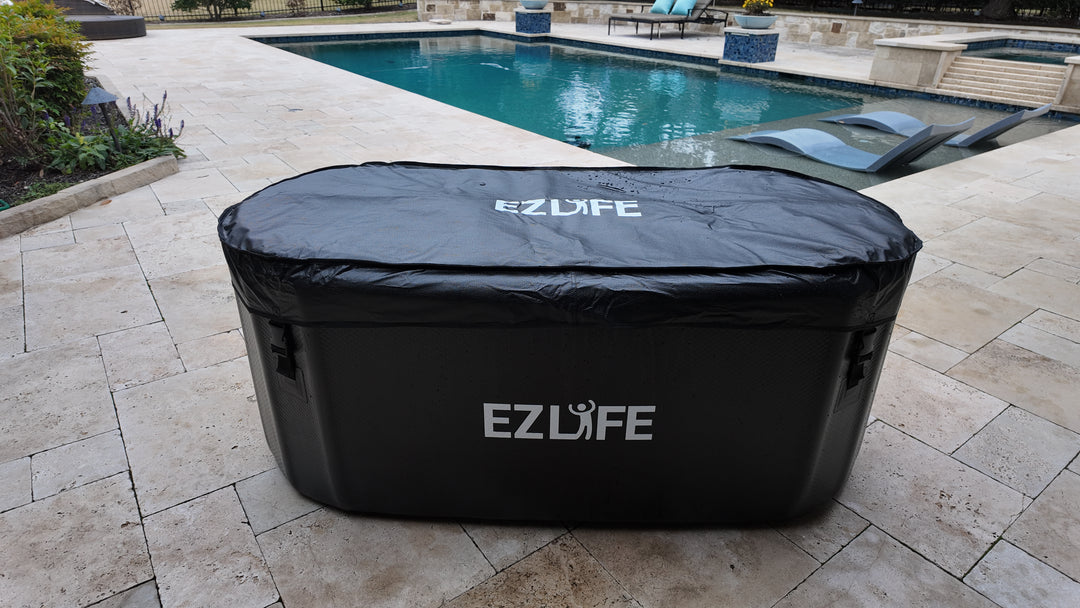 Large Portable Inflatable Ice Bath Cold Plunge Tub