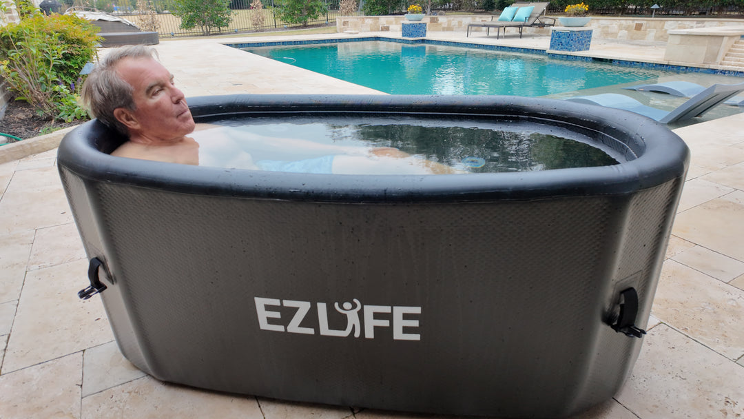 Large Portable Inflatable Ice Bath Cold Plunge Tub