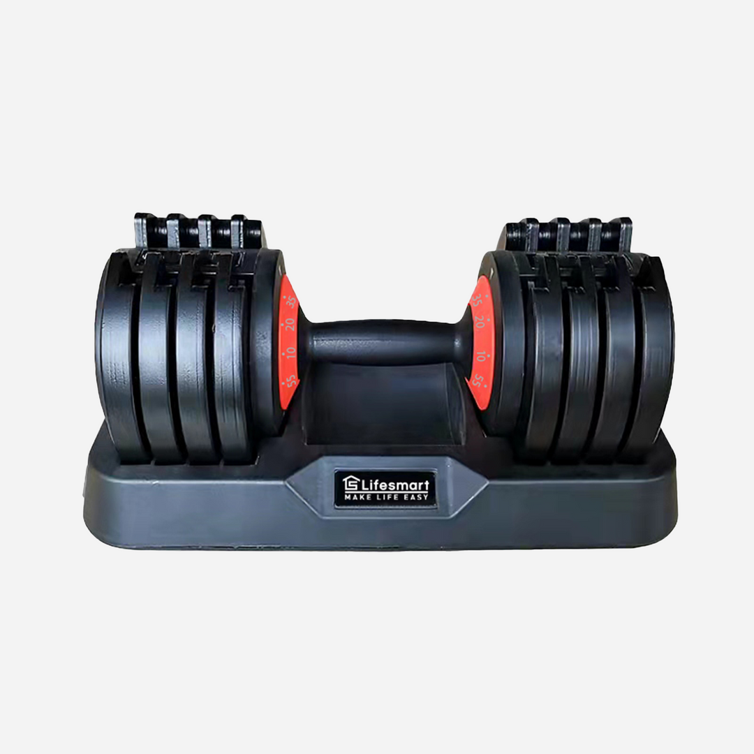 Lifesmart Adjustable Dumbbell 55lb Set of 2