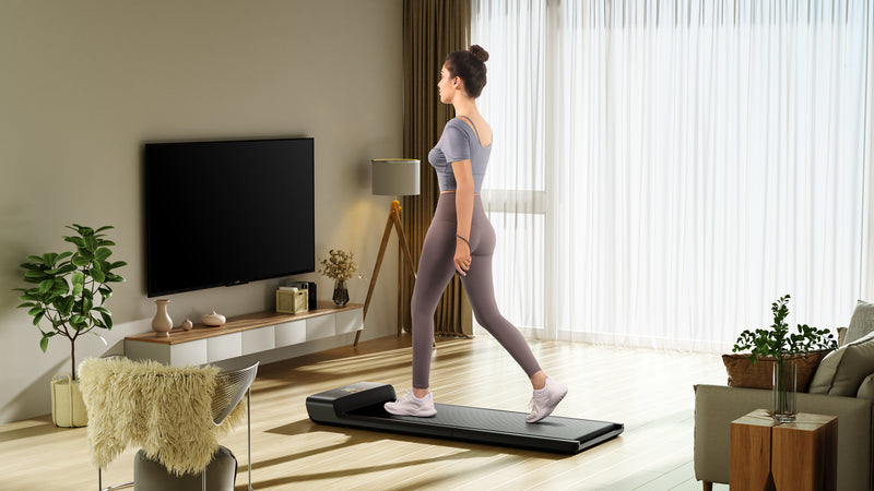 A1Pro Under Desk Treadmill Fold and Stow with Smart Walk Sensors